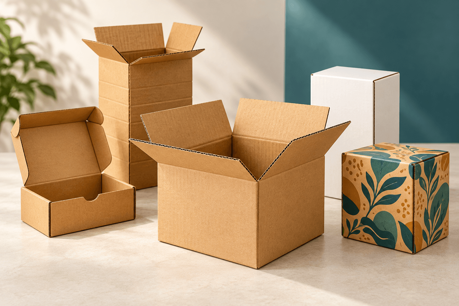 Corrugenix Corrugated Boxes Variety - 3 Ply, 5 Ply, Mailer and Printed Boxes