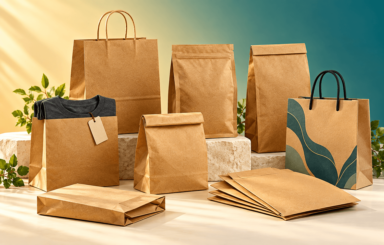 Corrugenix Sustainable Kraft Paper Bags & Merchandise Bags