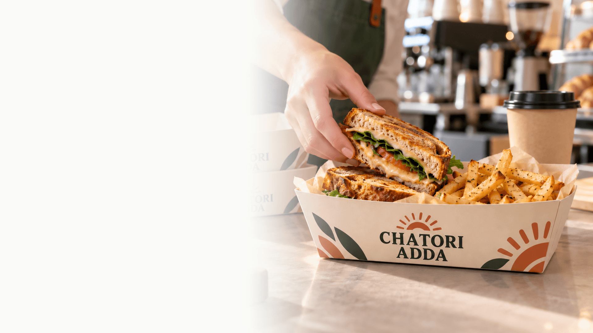 Food-Grade Kraft Paper Food Trays - Chatori Adda